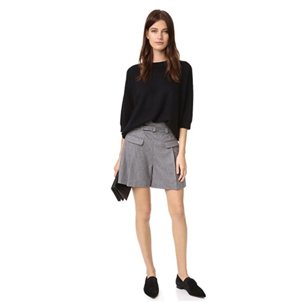DVF Diane von Furstenberg Gray Chapman Shorts size 4